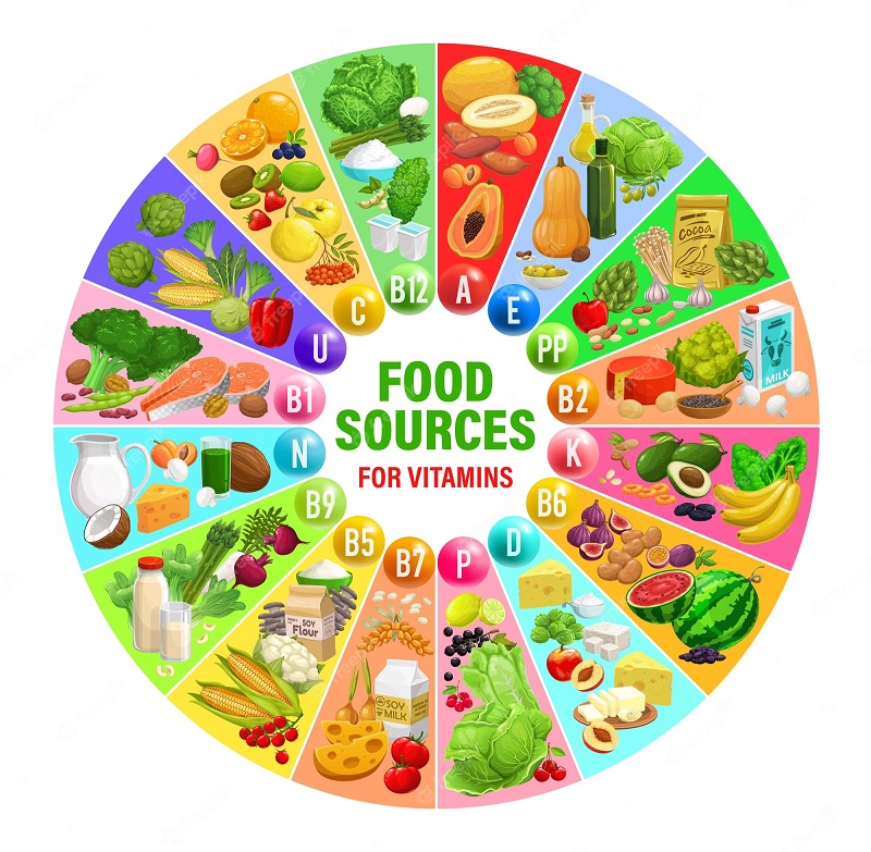 Several of Vitamins and Minerals Sources Can be Found in Food 
